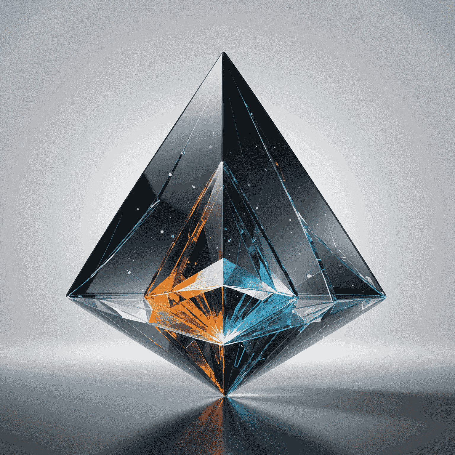 Glass Data Analytics Visualization Labs logo featuring a stylized glass prism refracting data streams