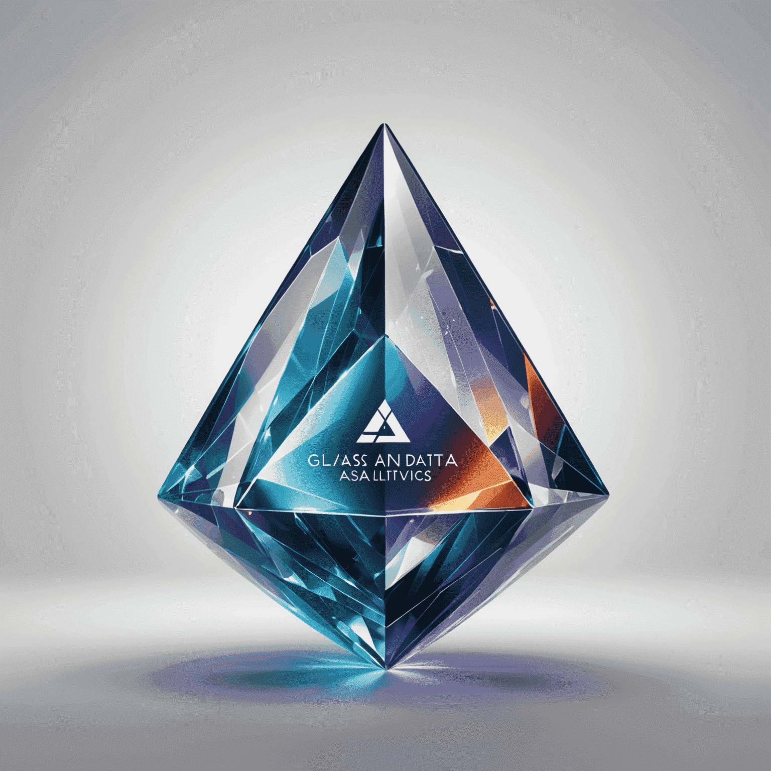 Glass Data Analytics Visualization Labs logo featuring a stylized glass prism refracting data streams